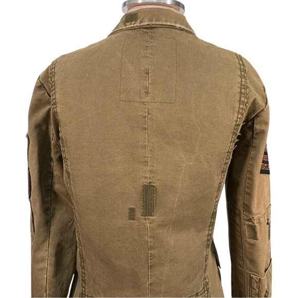 Zadig & Voltaire Virginia Utility Military Jacket Size Small - Picture 9 of 16
